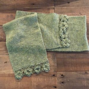 Wool scarf hand made- never worn